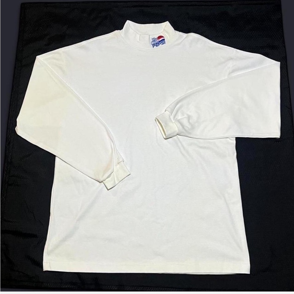 Sports Master Y2K Pepsi Wild Cherry Long Sleeve Turtle Neck Size L